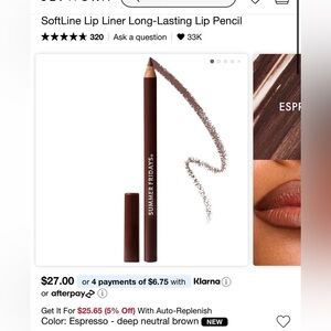 Summer Fridays - softLine lip Liner - espresso - new!